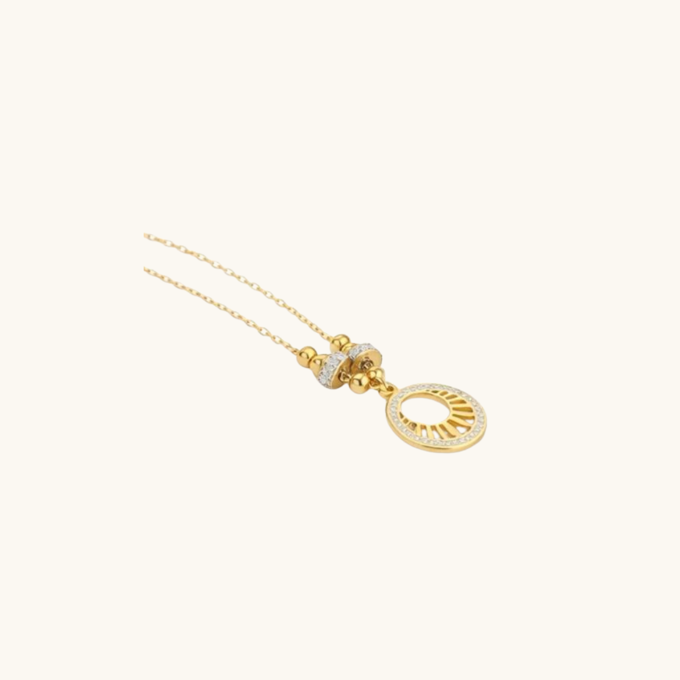 Aurelia Celeste Circle Necklace