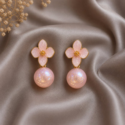 Sakura Blush Drop Earring