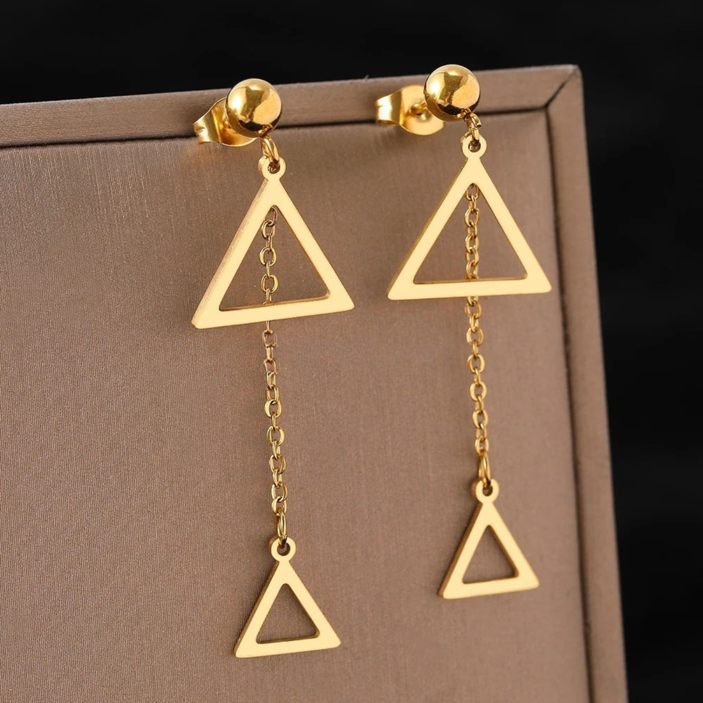 Golden Glide Earrings