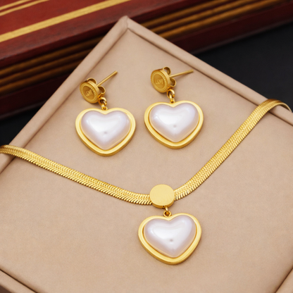 Golden Whisper Heart Set