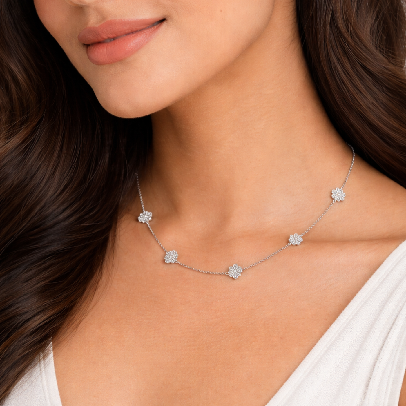 Crystal Bloom Necklace