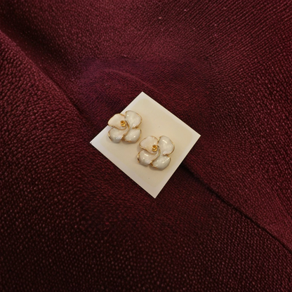 Rare Italian enameled handmade Earring - Everyday wear