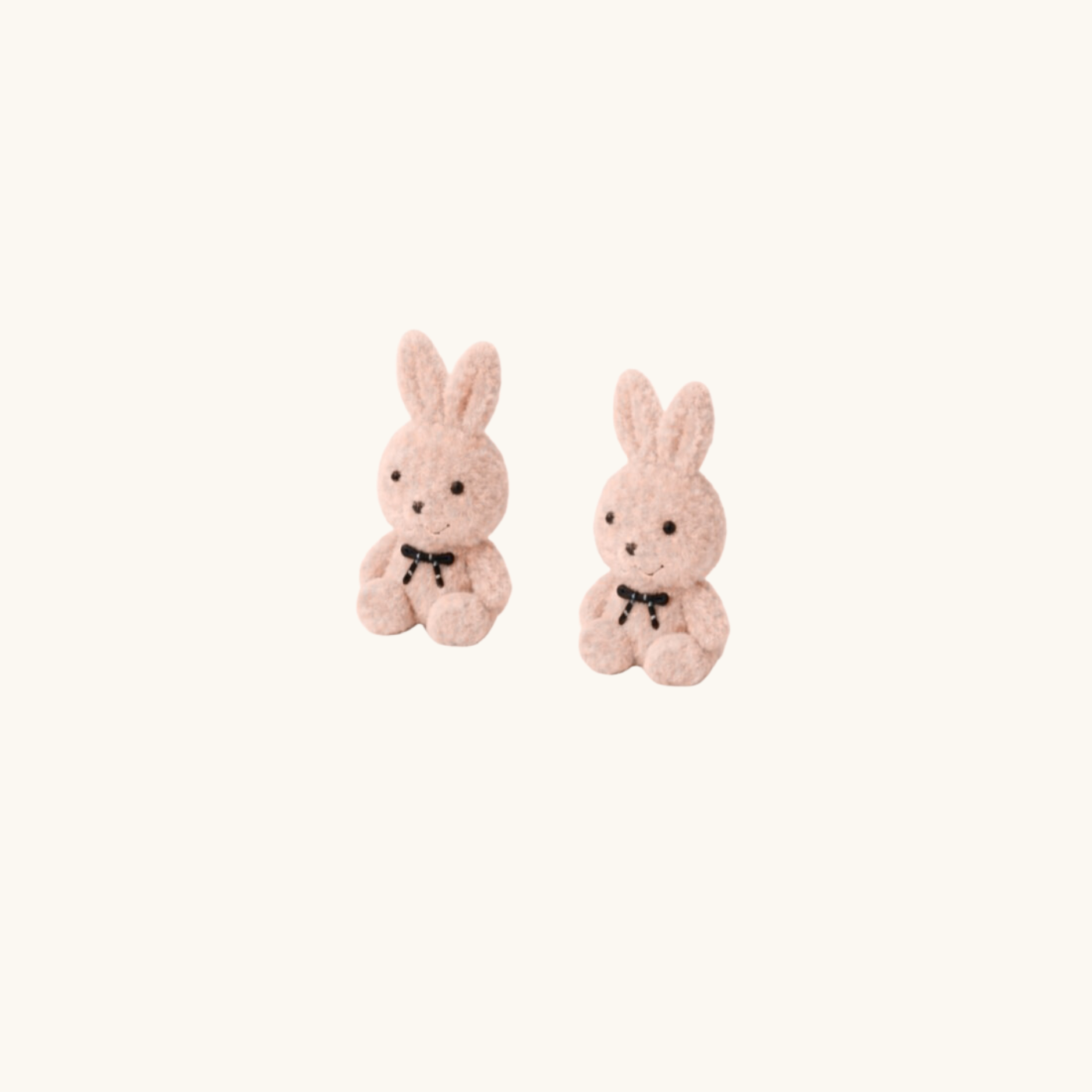 Twin Bunny Charm Earrings