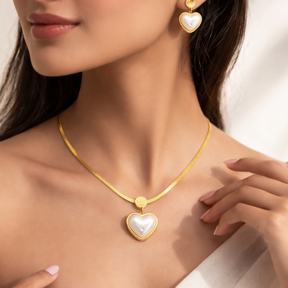 Golden Whisper Heart Set