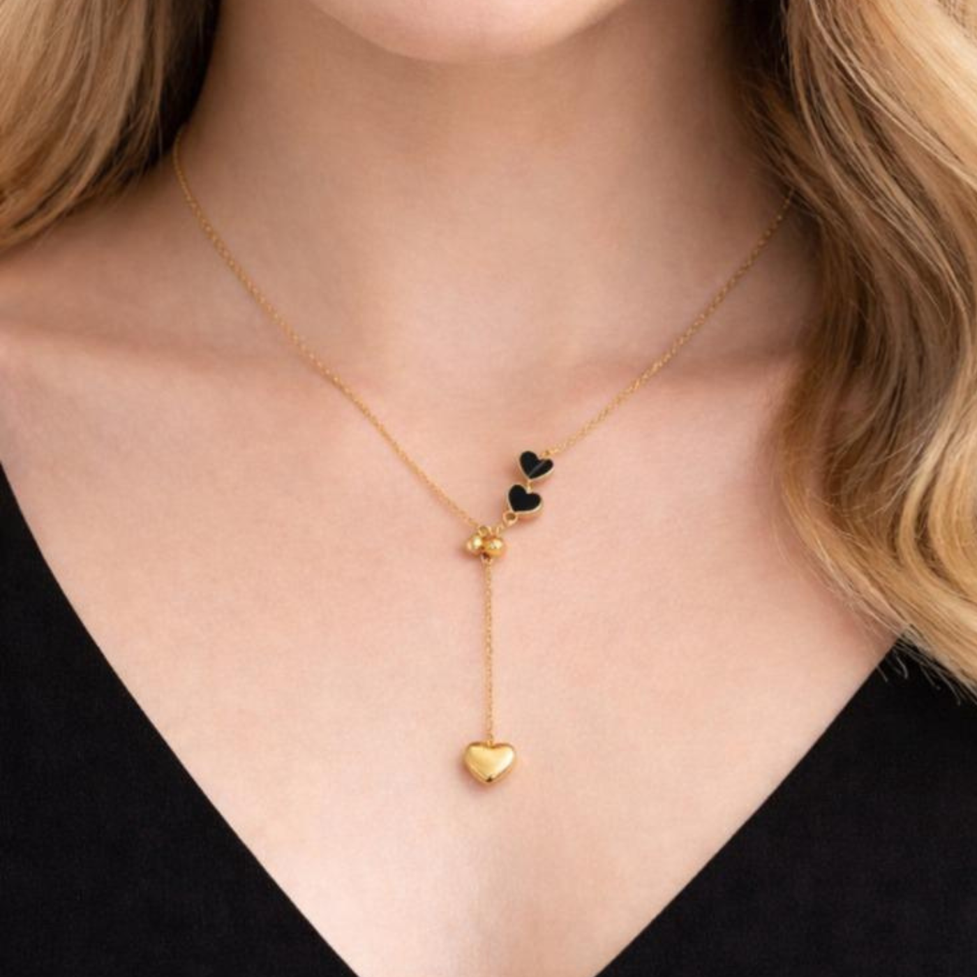 Noir Midnight Cascade Necklace