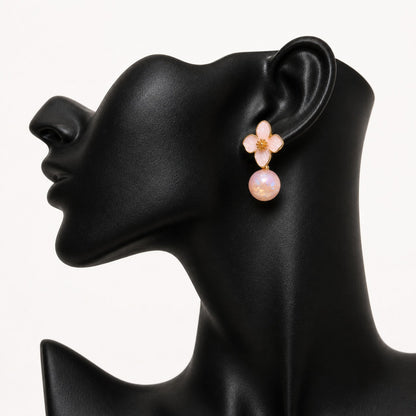 Sakura Blush Drop Earring