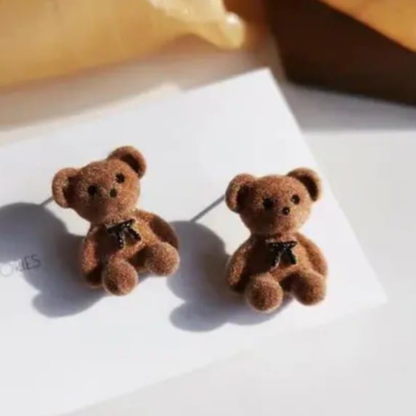 Brown Bear Bliss Earrings