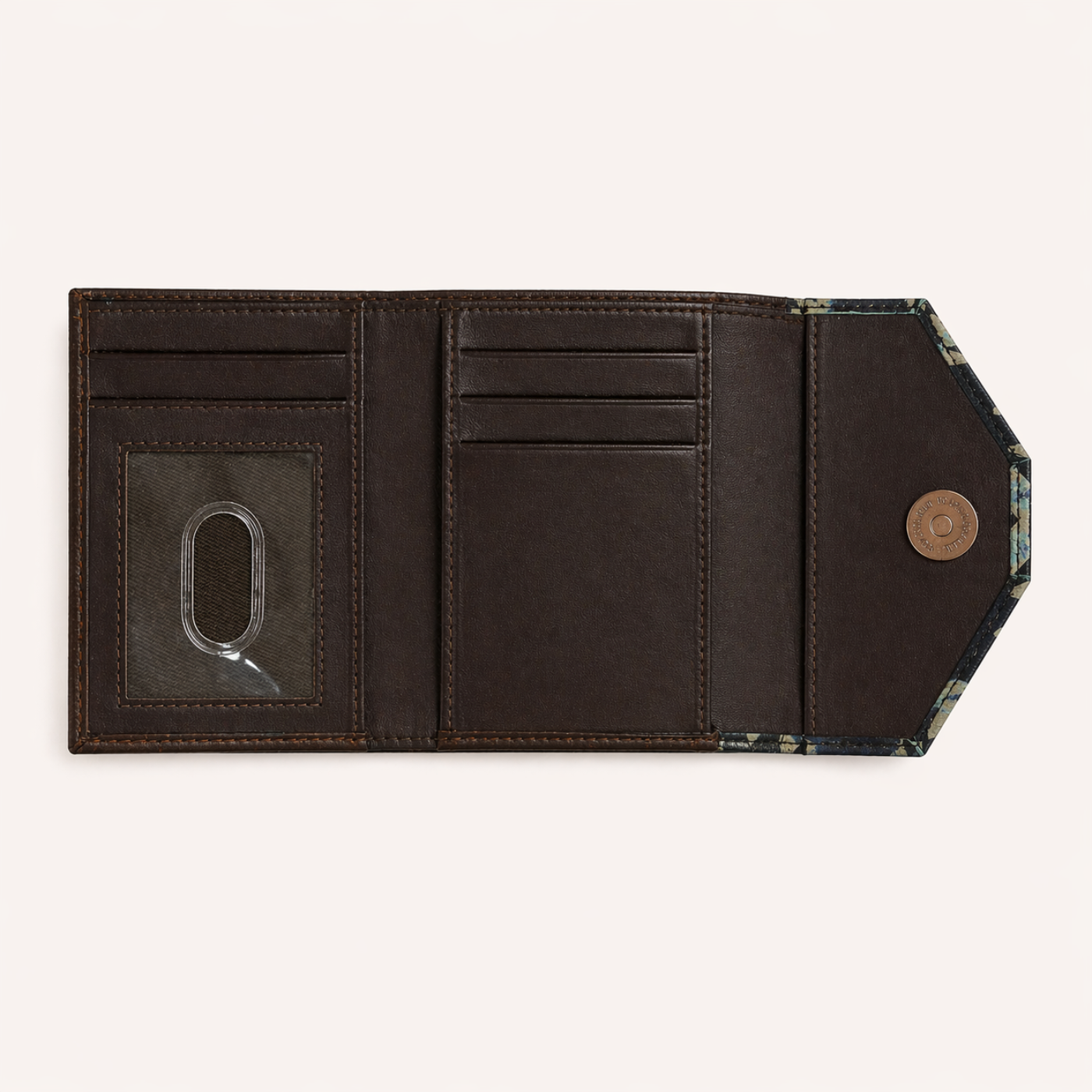 Indigo Aztec Tri-Fold Wallet