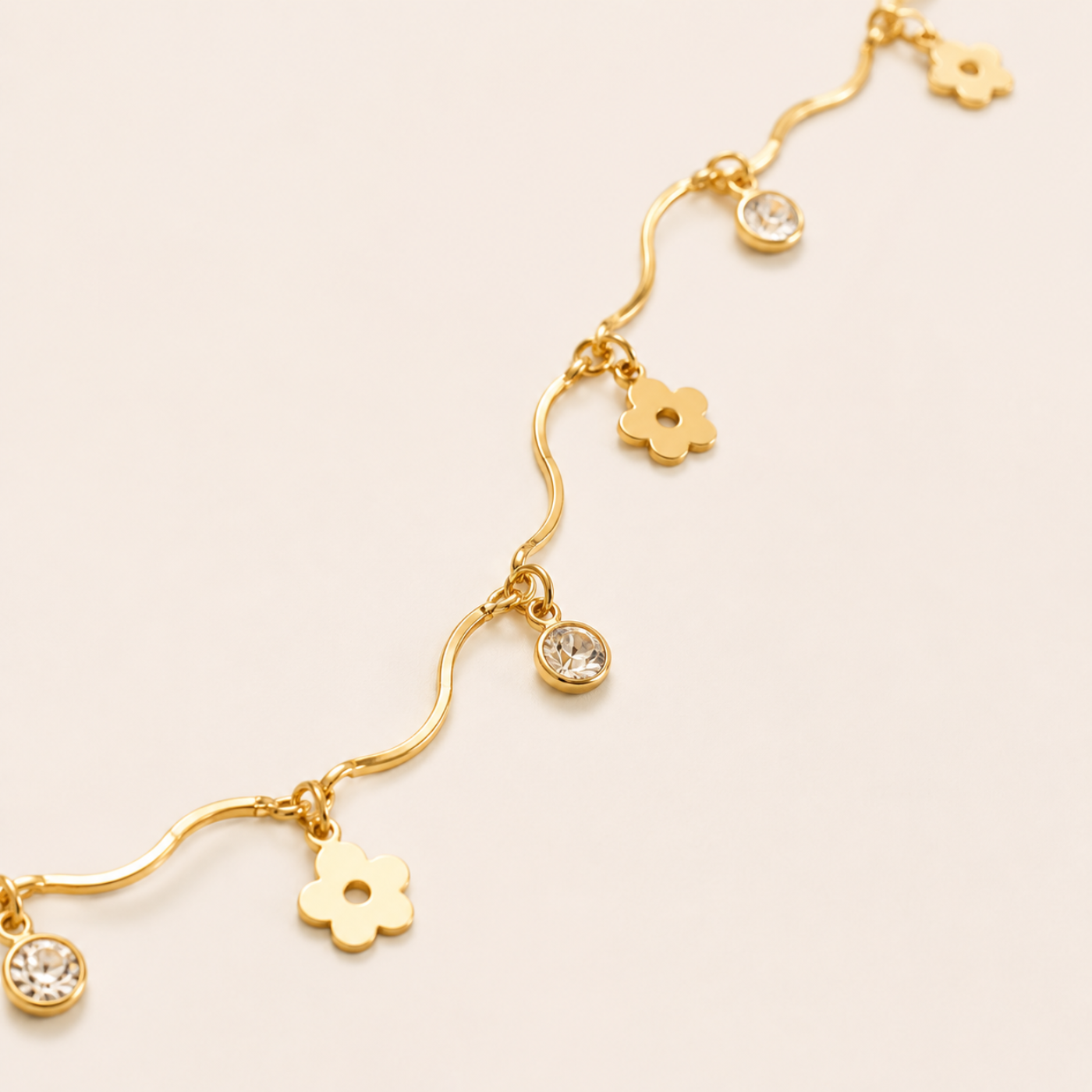 Posy-charm-anklet