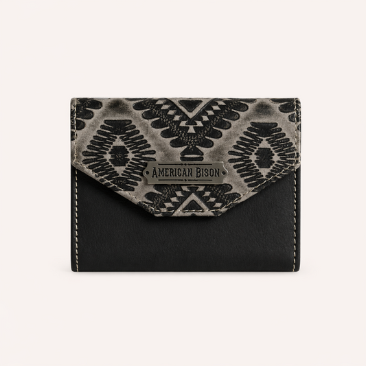 Shadow Aztec Double-Fold Wallet
