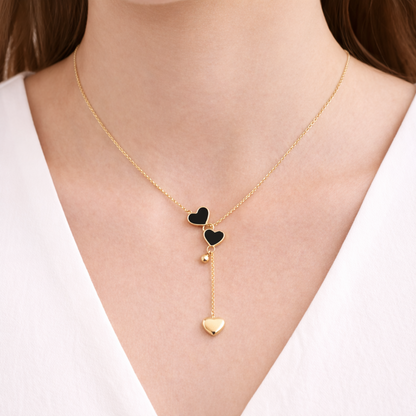 Noir Midnight Cascade Necklace
