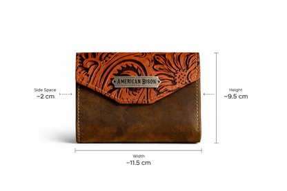 The Heritage Bloom Double-Fold Wallet