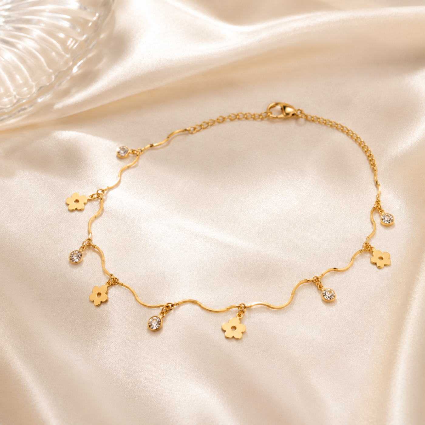 Posy-charm-anklet