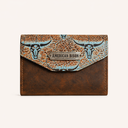 Turquoise Longhorn Double-Fold
