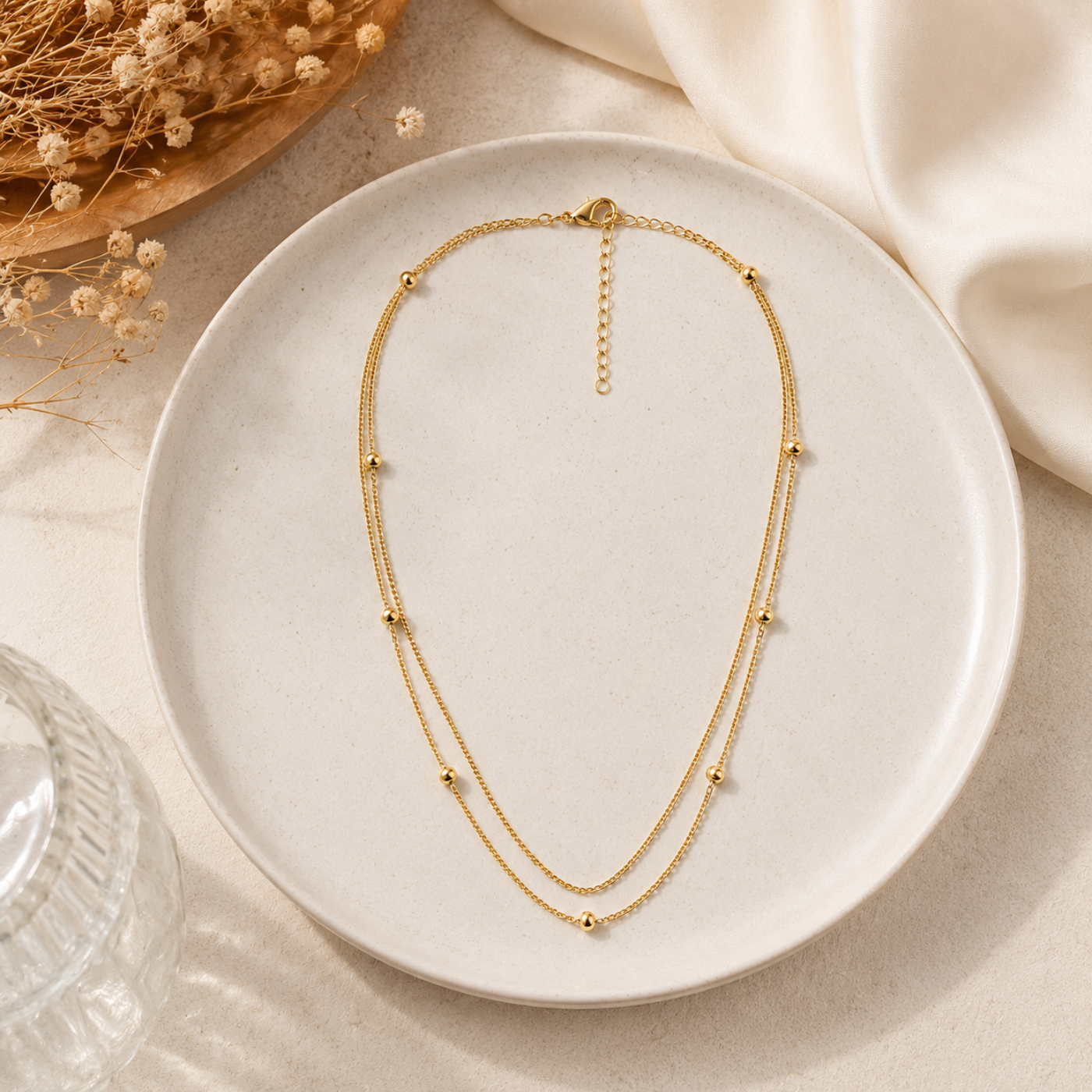 Dew Drop Layered Chain