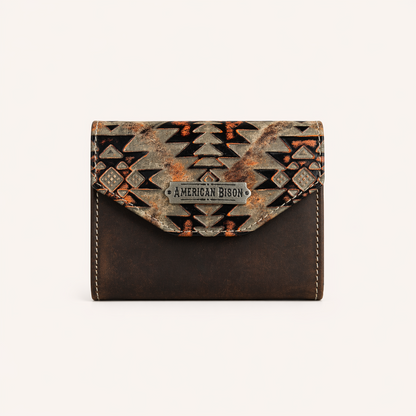 Ember Aztec Double-Fold Wallet