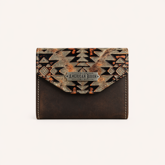 Ember Aztec Double-Fold Wallet