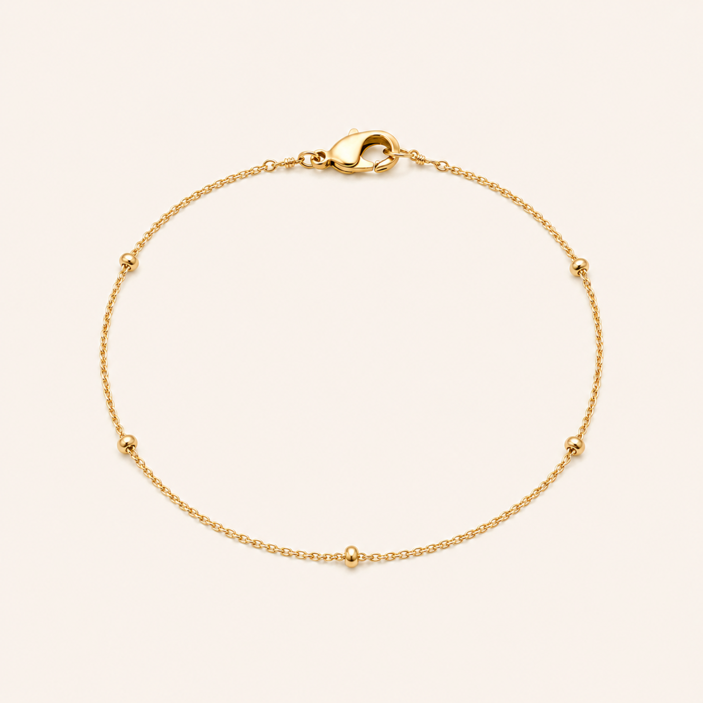 Luna Beaded Layer Anklet
