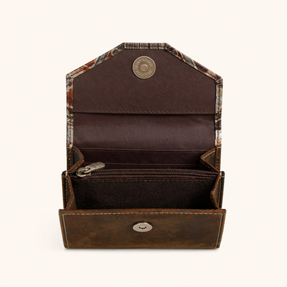 Smoky Aztec Double-Fold Wallet