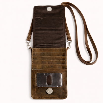 Smoky Aztec Crossbody Organiser Bag