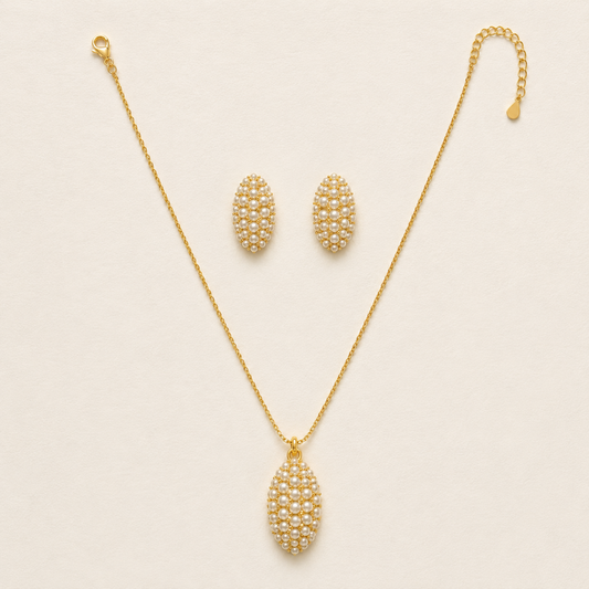 Pavé Pearl Set