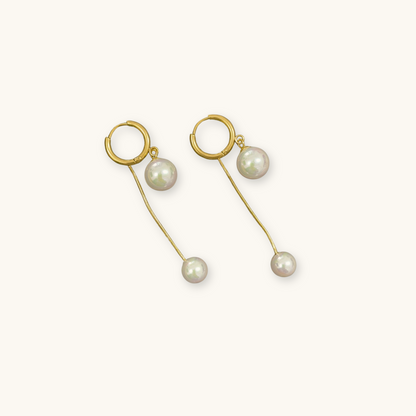 Elegant Pearl Drop Earrings