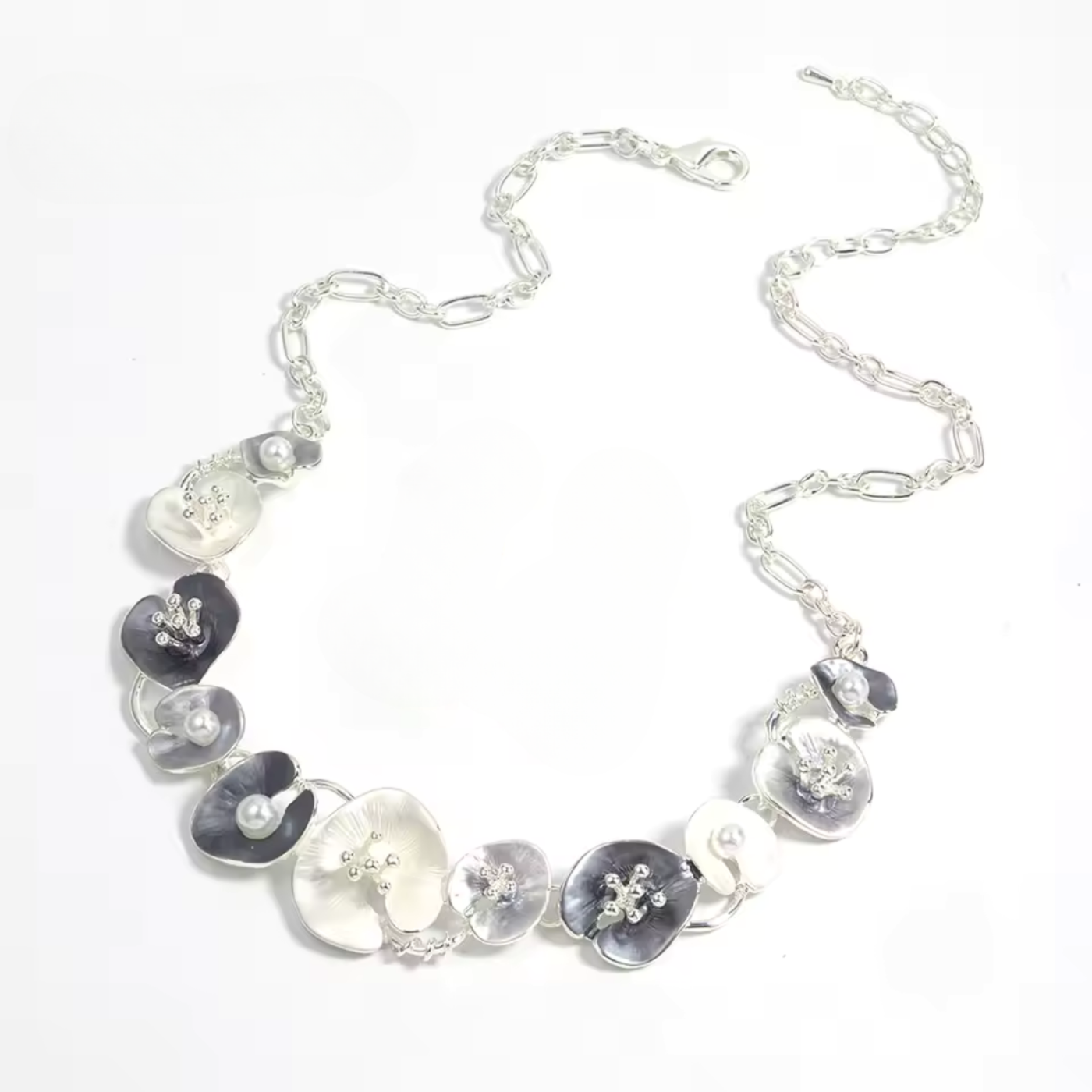 Silver Petal Harmony