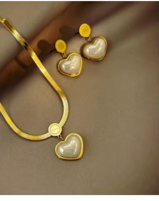 Golden Whisper Heart Set