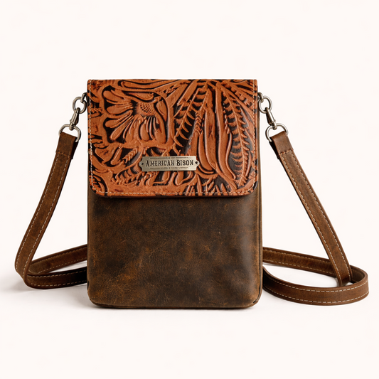 The Heritage Bloom Phone Crossbody Bag