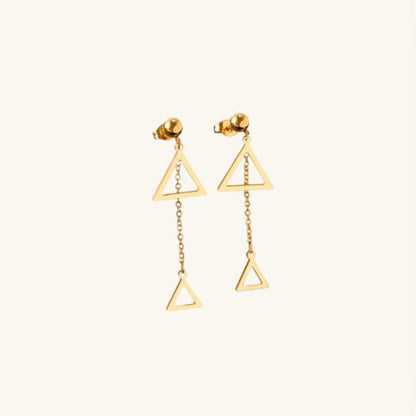 Golden Glide Earrings