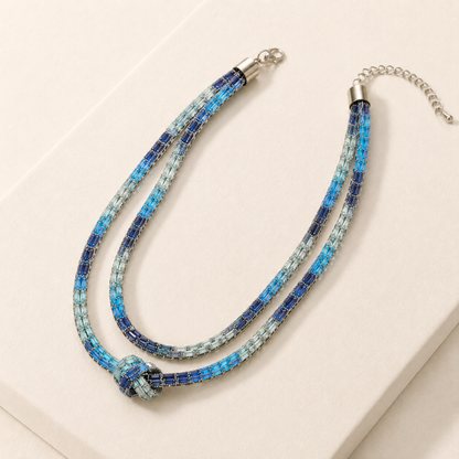 Azure Duet Necklace