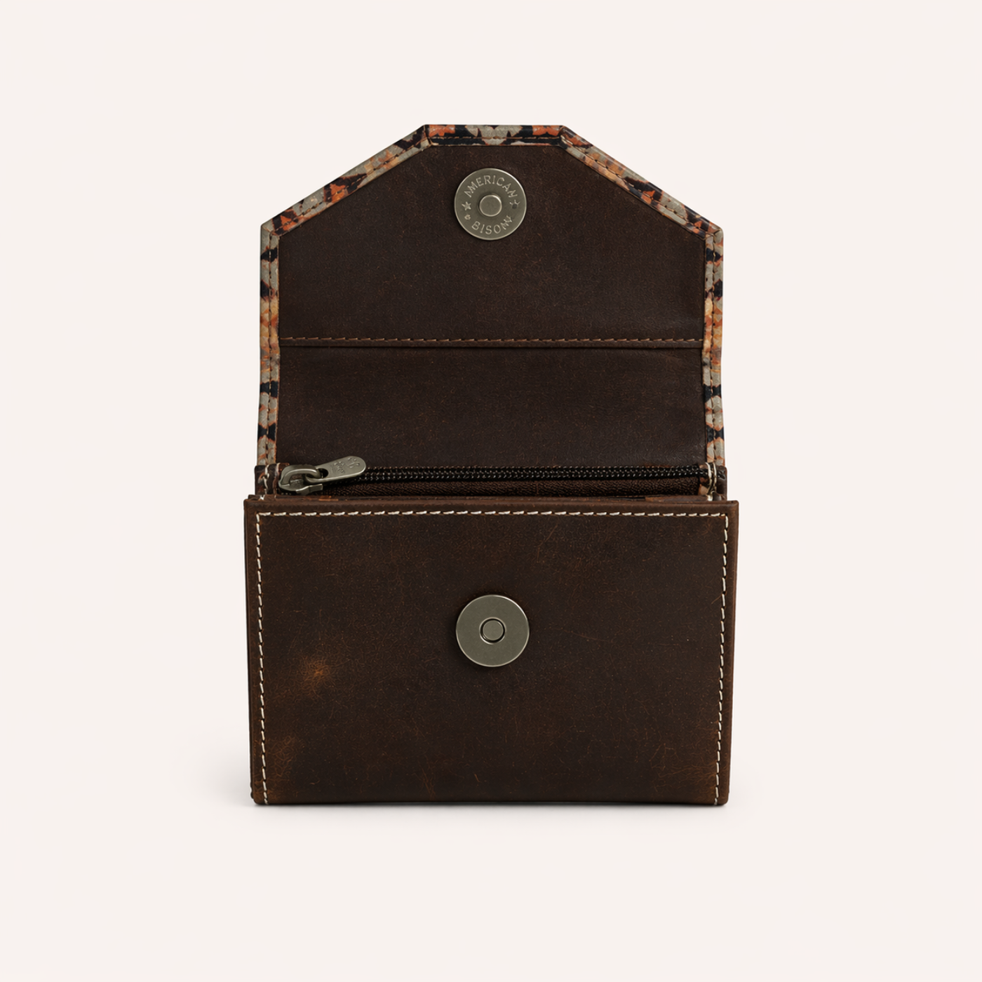Ember Aztec Double-Fold Wallet