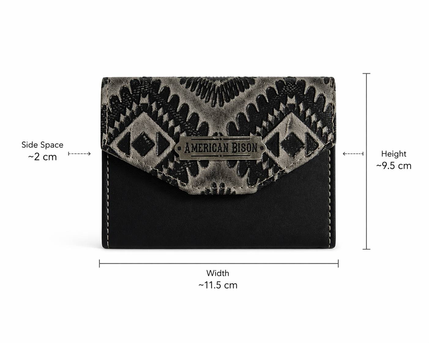 Shadow Aztec Tri-Fold Wallet
