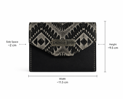 Shadow Aztec Tri-Fold Wallet