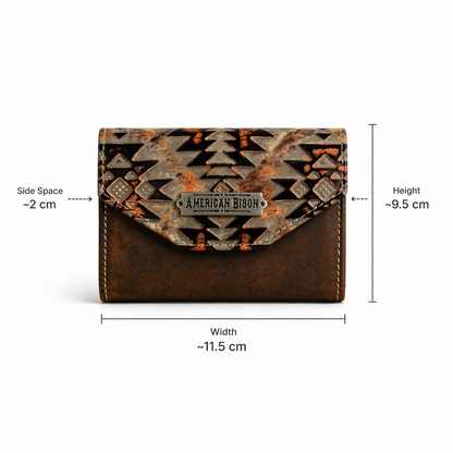 Ember Aztec Double-Fold Wallet