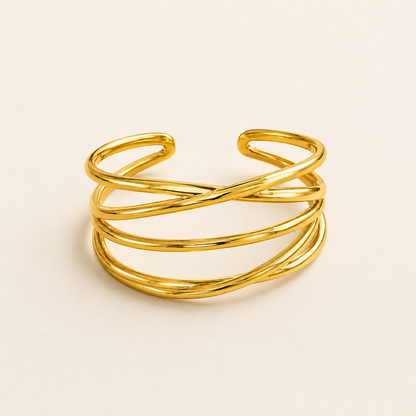 Golden Knot Cuff