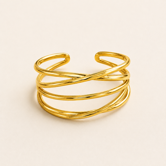 Golden Knot Cuff