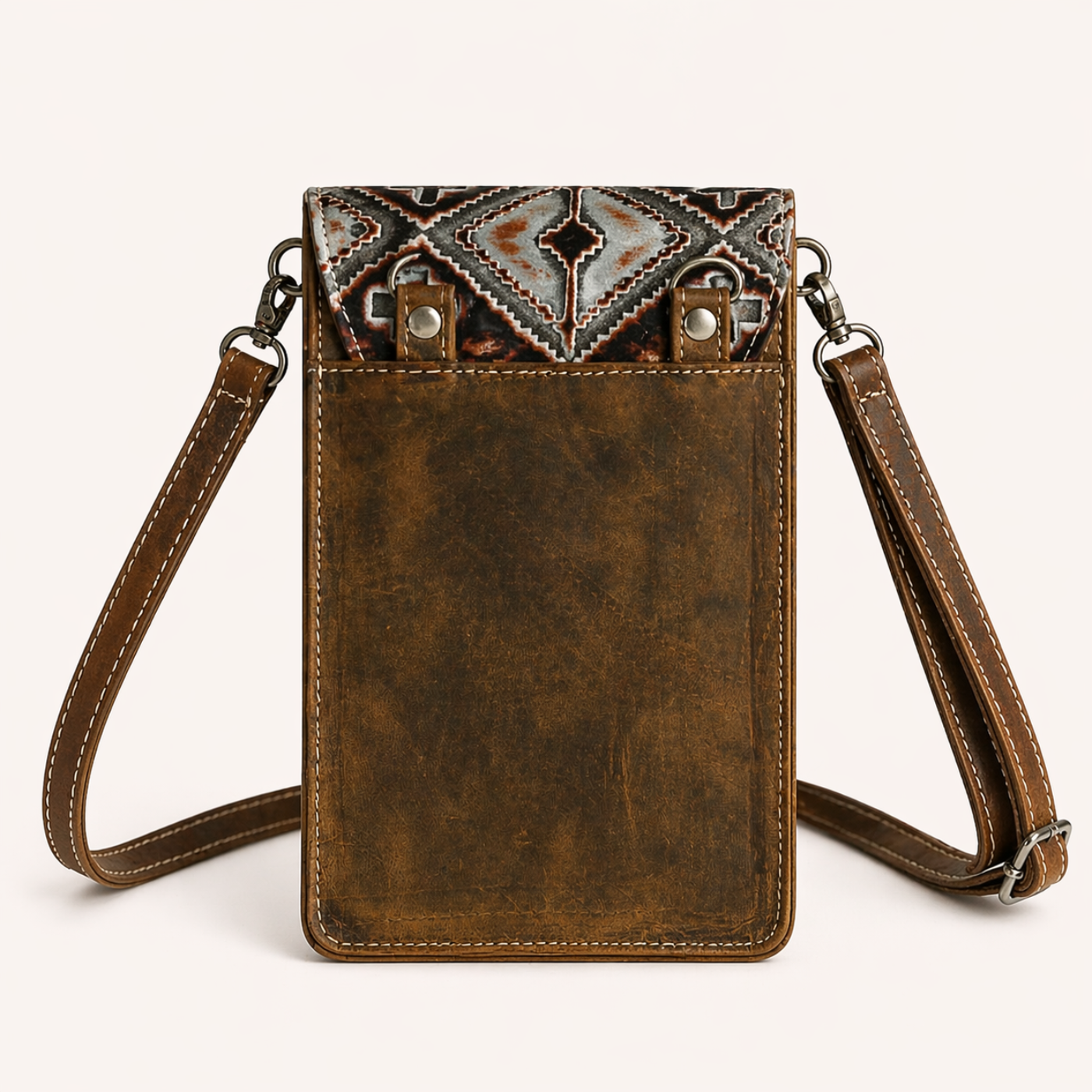 Smoky Aztec Phone Crossbody Bags