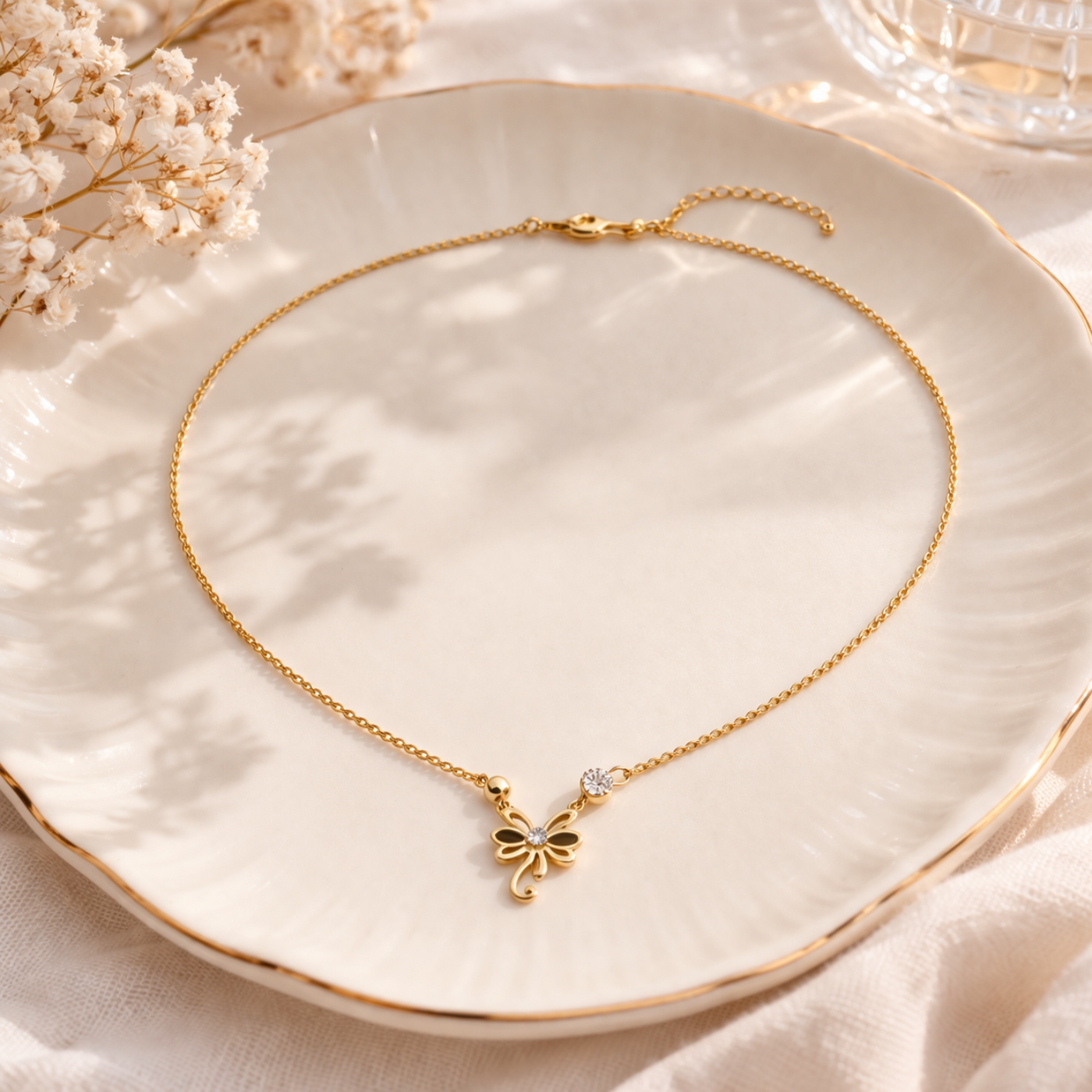 Whisperwing Charm Necklace