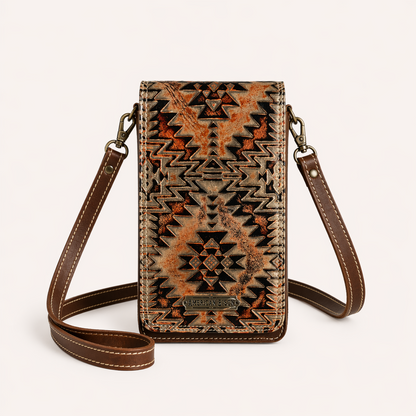 Ember Aztec Crossbody Organiser Bags