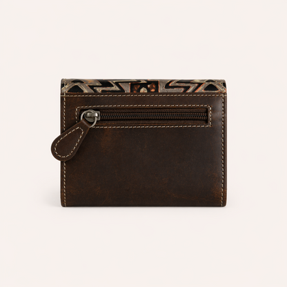 Ember Aztec Double-Fold Wallet