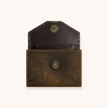 Midnight Bloom Double-Fold Wallet
