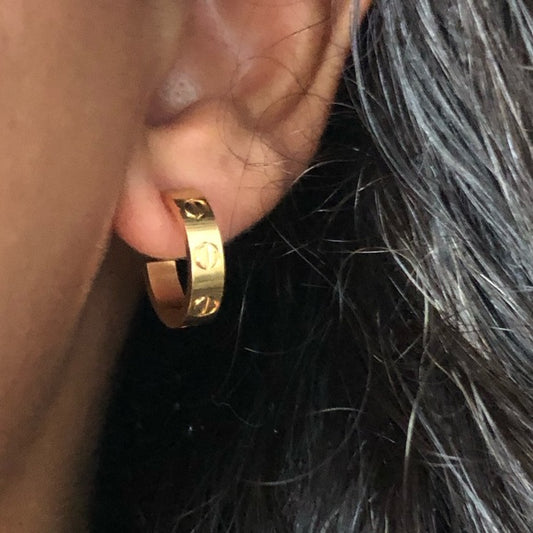 Charm Circle Hoops